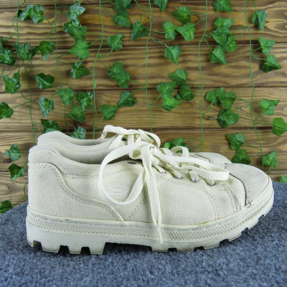 SKECHERS Men's  Sneaker Beige‎ Canvas Size 6 Medium  Used 2025